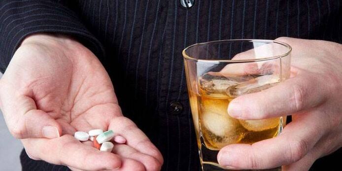 Antibiotiki in alkohol